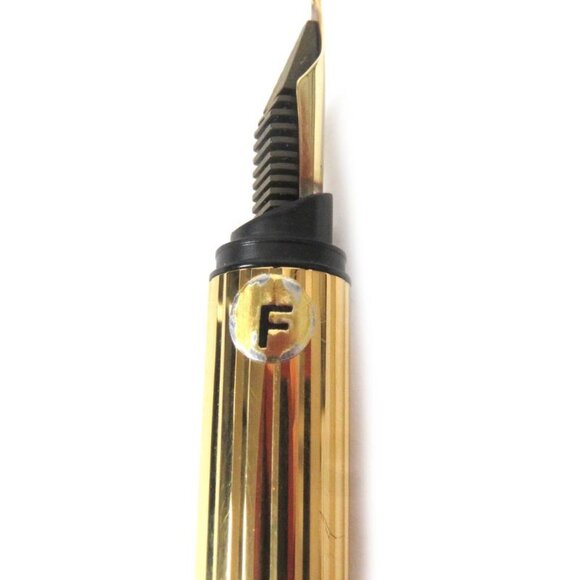 Cartier Vintage Panther Nib 18K F Nib Must De Capped Fountain Pen main image 6